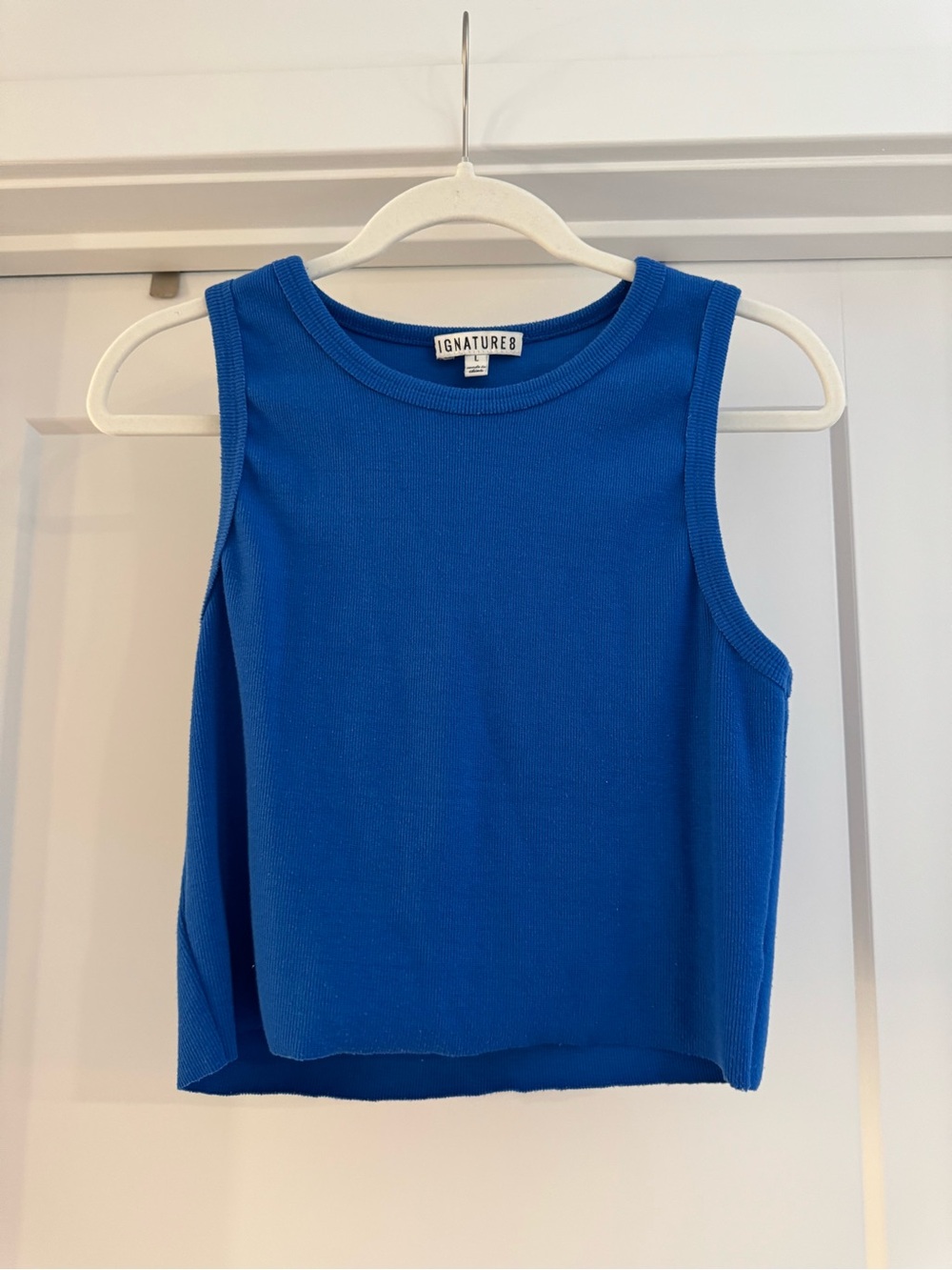 Signature8 Royal Blue Ribbed Tank